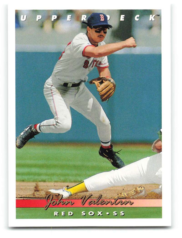 1993 Upper Deck #387 John Valentin VG Boston Red Sox 