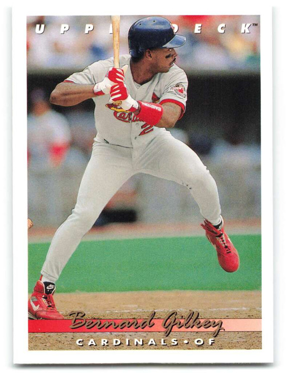 1993 Upper Deck #394 Bernard Gilkey VG St. Louis Cardinals 