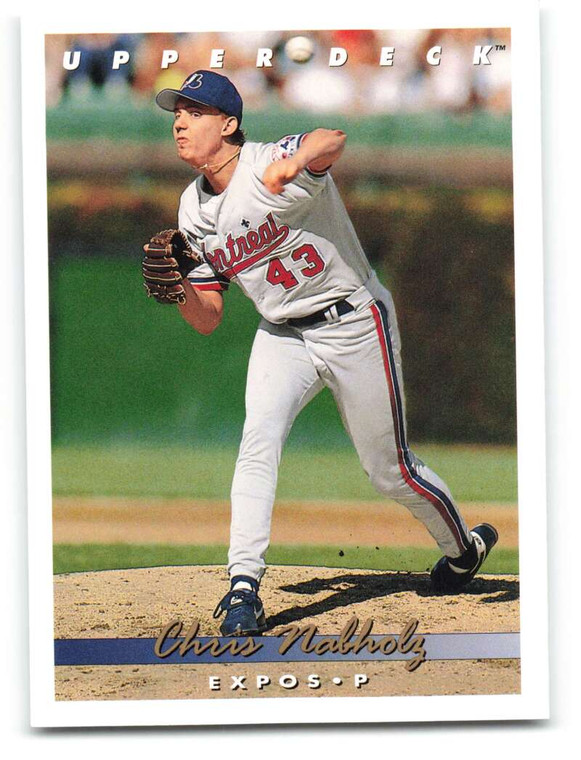 1993 Upper Deck #404 Chris Nabholz VG Montreal Expos 