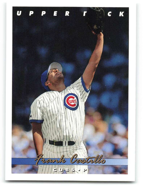 1993 Upper Deck #408 Frank Castillo VG Chicago Cubs 