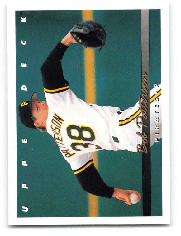 1993 Upper Deck #412 Bob Patterson VG Pittsburgh Pirates 