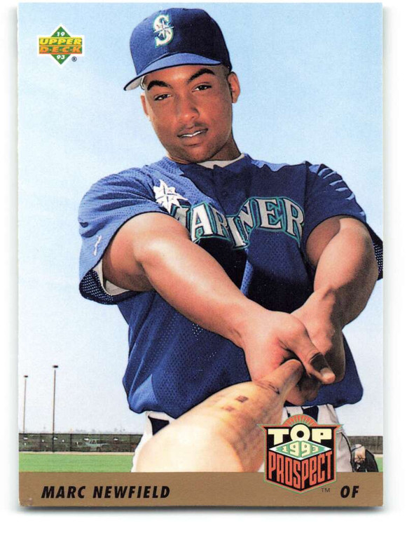 1993 Upper Deck #434 Marc Newfield VG Seattle Mariners 