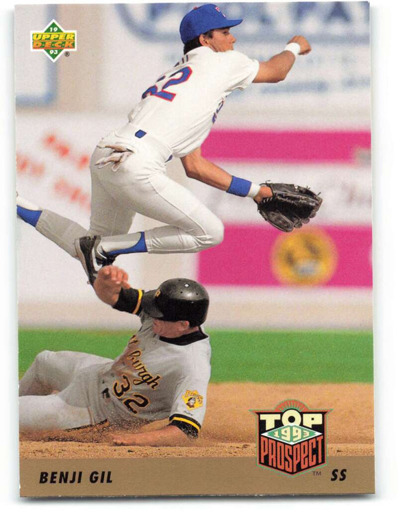 1993 Upper Deck #441 Benji Gil VG Texas Rangers 