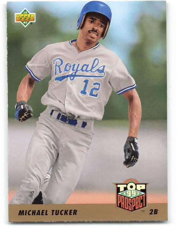 1993 Upper Deck #445 Michael Tucker VG Kansas City Royals 