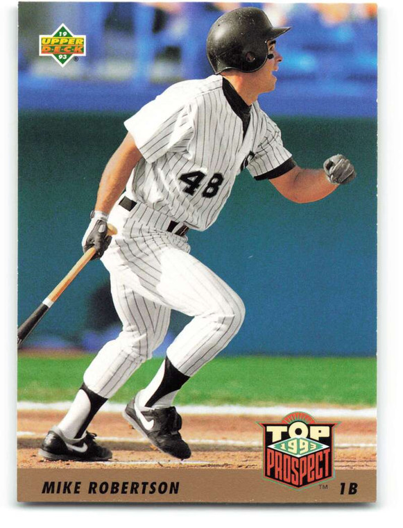 1993 Upper Deck #448 Mike Robertson TP VG Chicago White Sox 