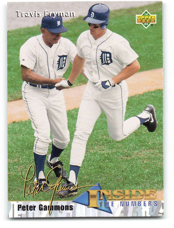 1993 Upper Deck #455 Travis Fryman VG Detroit Tigers 