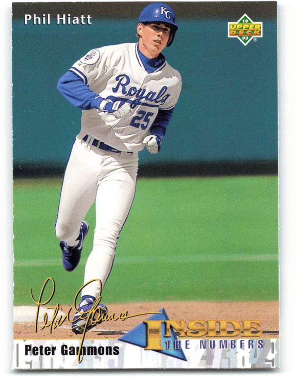 1993 Upper Deck #457 Phil Hiatt VG Kansas City Royals 