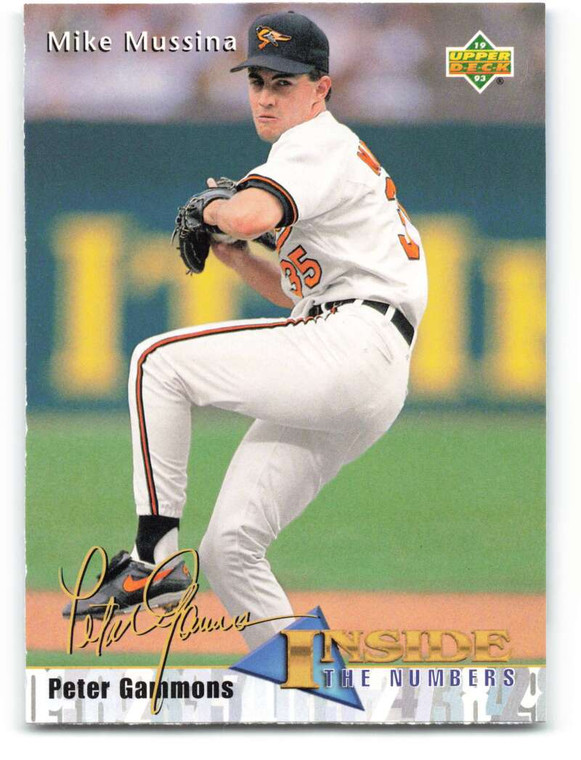 1993 Upper Deck #463 Mike Mussina VG Baltimore Orioles 