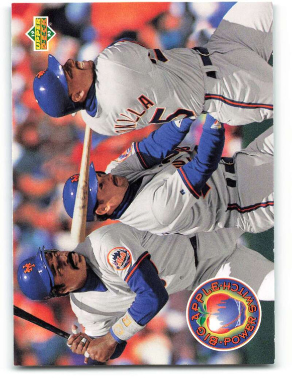 1993 Upper Deck #484 Eddie Murray/Howard Johnson/Bobby Bonilla VG New York Mets 