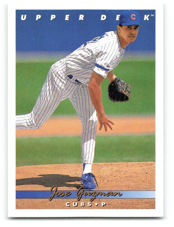 1993 Upper Deck #515 Jose Guzman VG Chicago Cubs 
