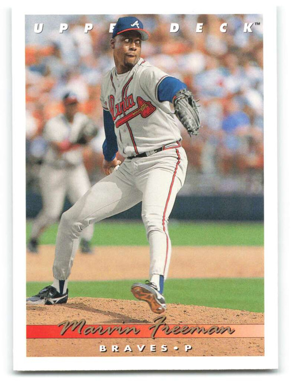 1993 Upper Deck #519 Marvin Freeman VG Atlanta Braves 
