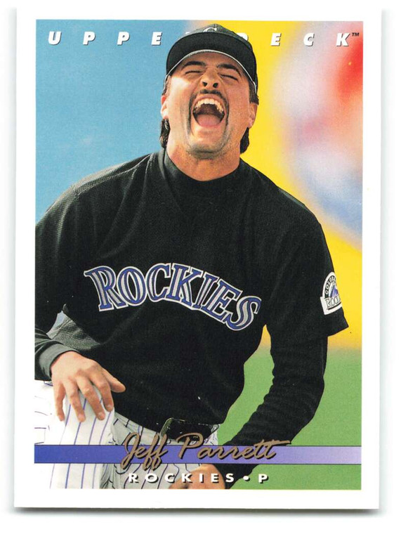 1993 Upper Deck #529 Jeff Parrett VG Colorado Rockies 