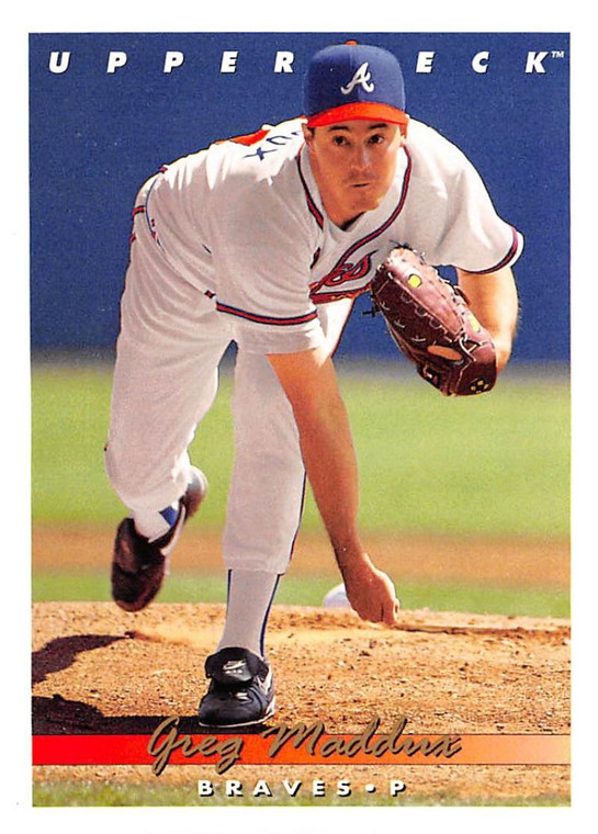 1993 Upper Deck #535 Greg Maddux VG Atlanta Braves 