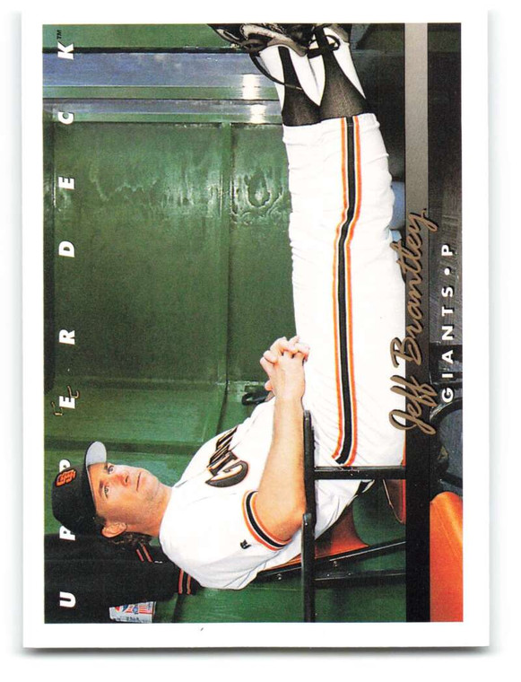 1993 Upper Deck #581 Jeff Brantley VG San Francisco Giants 