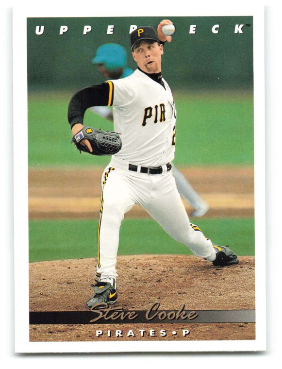 1993 Upper Deck #599 Steve Cooke VG Pittsburgh Pirates 