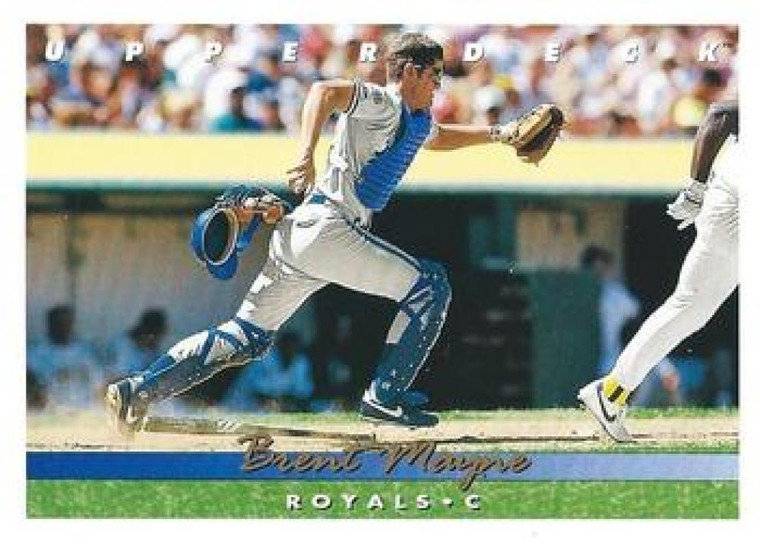 1993 Upper Deck #604 Brent Mayne VG Kansas City Royals 