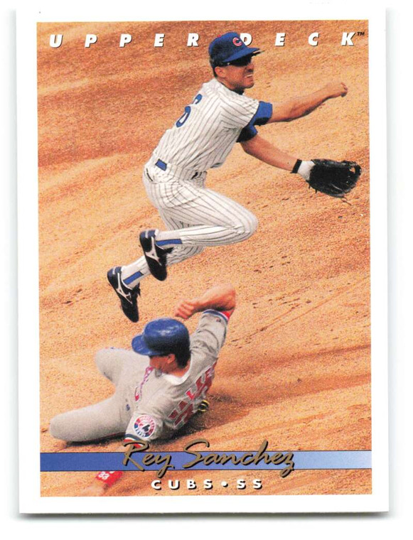 1993 Upper Deck #612 Rey Sanchez VG Chicago Cubs 