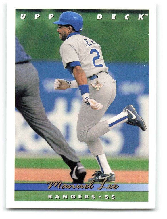 1993 Upper Deck #637 Manuel Lee VG Texas Rangers 