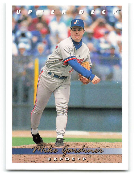 1993 Upper Deck #640 Mike Gardiner VG Montreal Expos 