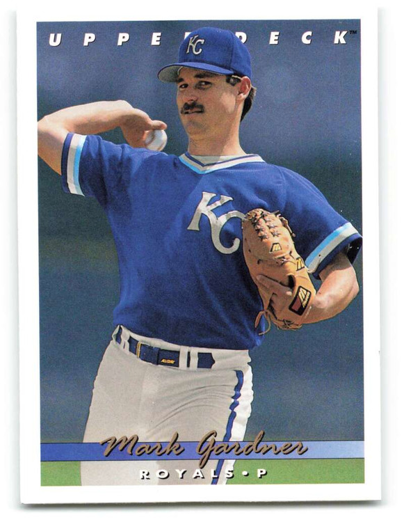 1993 Upper Deck #641 Mark Gardner VG Kansas City Royals 