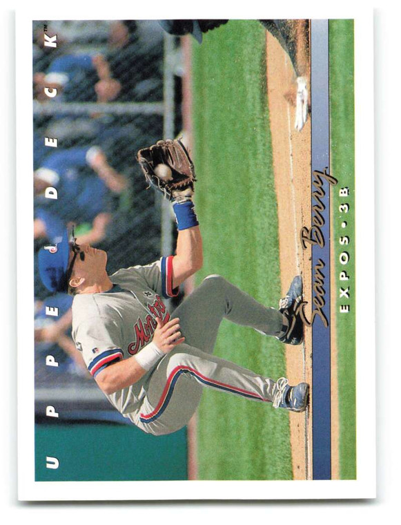 1993 Upper Deck #644 Sean Berry VG Montreal Expos 