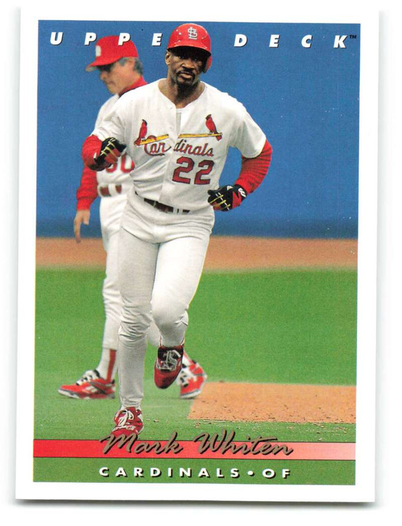 1993 Upper Deck #654 Mark Whiten VG St. Louis Cardinals 