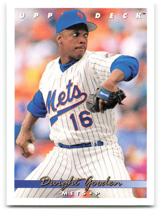 1993 Upper Deck #665 Dwight Gooden VG New York Mets 
