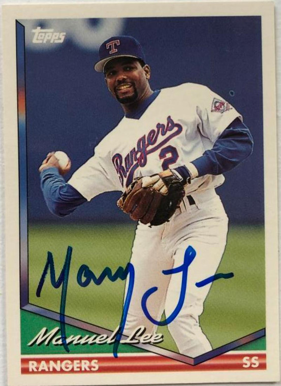 Manny Lee Autographed 1994 Topps #51