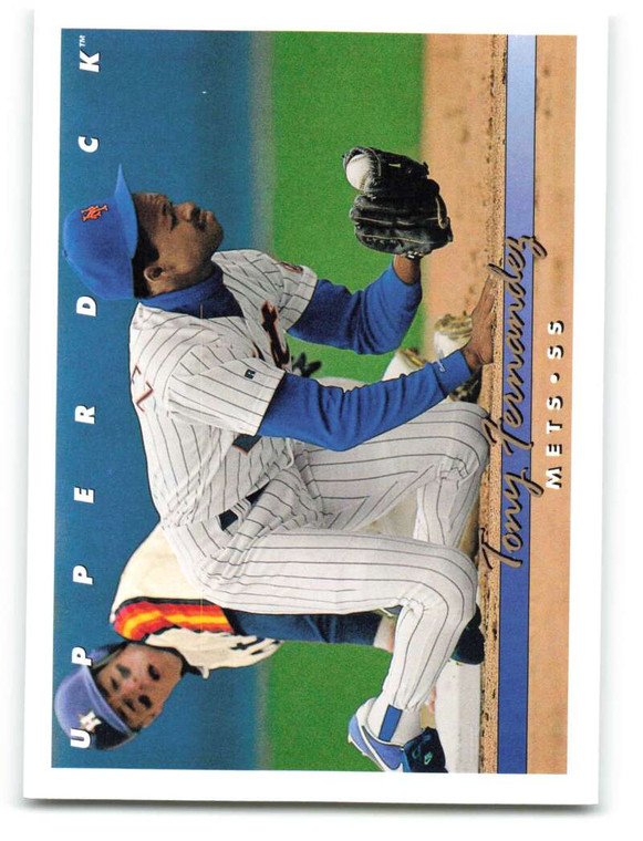 1993 Upper Deck #672 Tony Fernandez VG New York Mets 