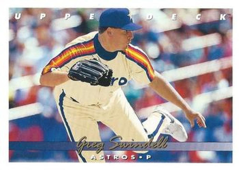 1993 Upper Deck #695 Greg Swindell VG Houston Astros 