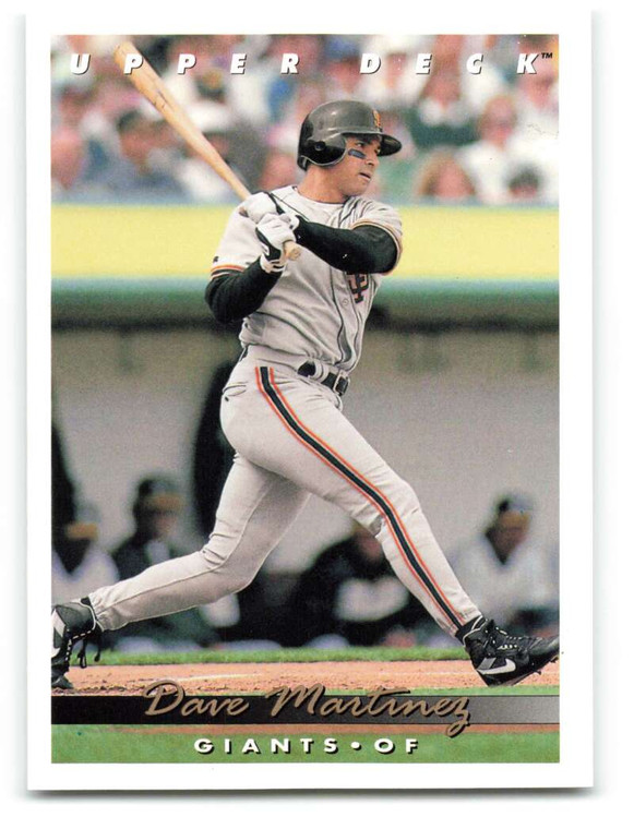 1993 Upper Deck #700 Dave Martinez VG San Francisco Giants 