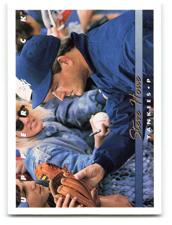 1993 Upper Deck #707 Steve Howe VG New York Yankees 