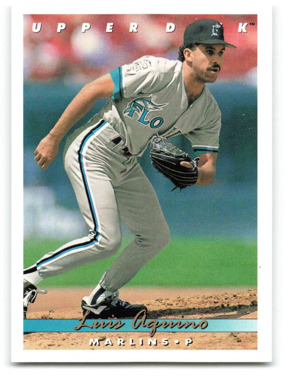 1993 Upper Deck #711 Luis Aquino VG Florida Marlins 