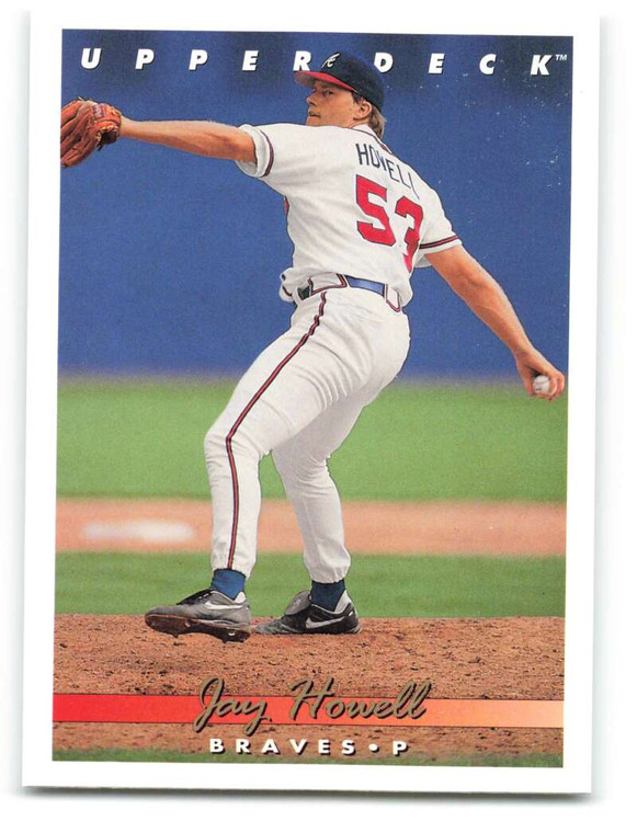 1993 Upper Deck #731 Jay Howell VG Atlanta Braves 