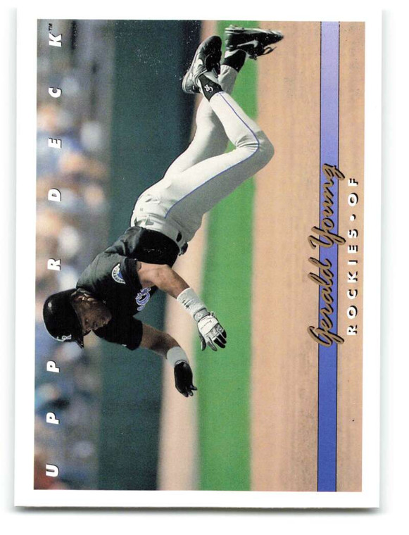 1993 Upper Deck #740 Gerald Young VG Colorado Rockies 