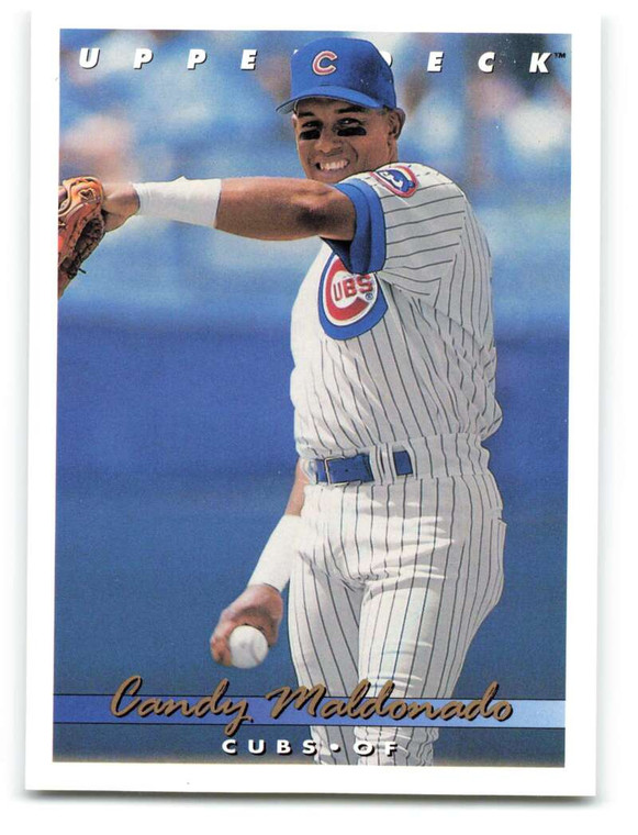 1993 Upper Deck #741 Candy Maldonado VG Chicago Cubs 