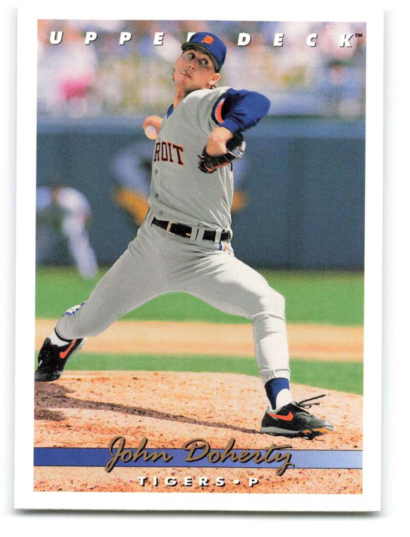 1993 Upper Deck #757 John Doherty VG Detroit Tigers 