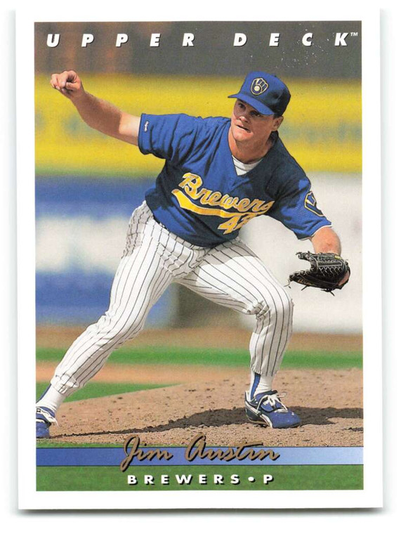 1993 Upper Deck #787 Jim Austin VG Milwaukee Brewers 