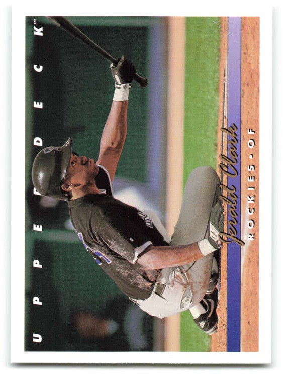 1993 Upper Deck #797 Jerald Clark VG Colorado Rockies 