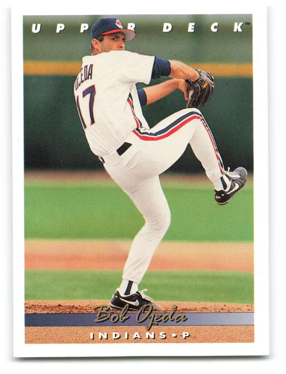 1993 Upper Deck #808 Bob Ojeda VG Cleveland Indians 