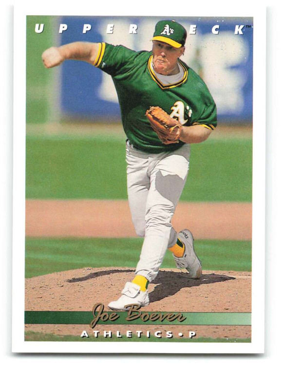 1993 Upper Deck #810 Joe Boever VG Oakland Athletics 