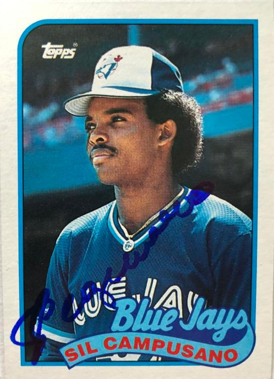 Sil Campusano Autographed 1989 Topps #191