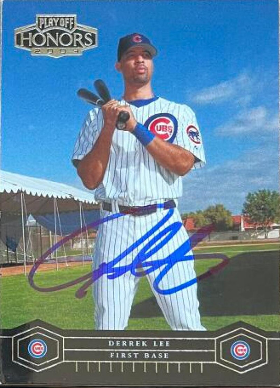 Derrek Lee Autographed 2004 Playoff Honors #45