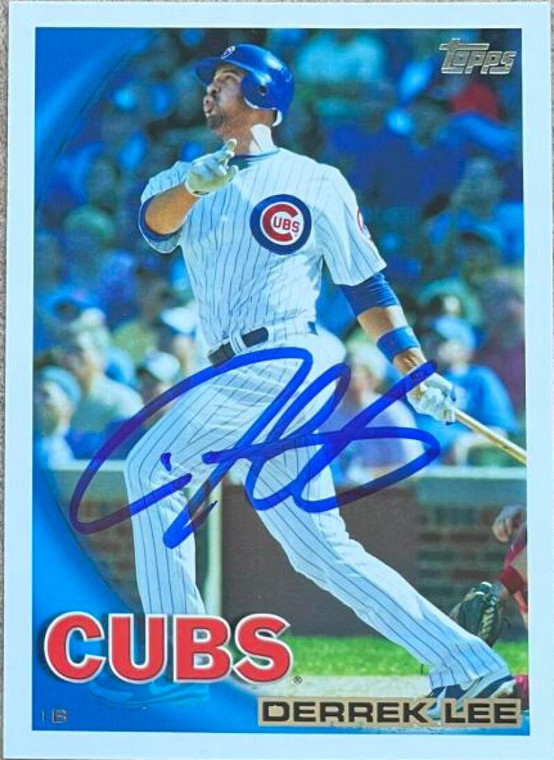 Derrek Lee Autographed 2010 Topps #3