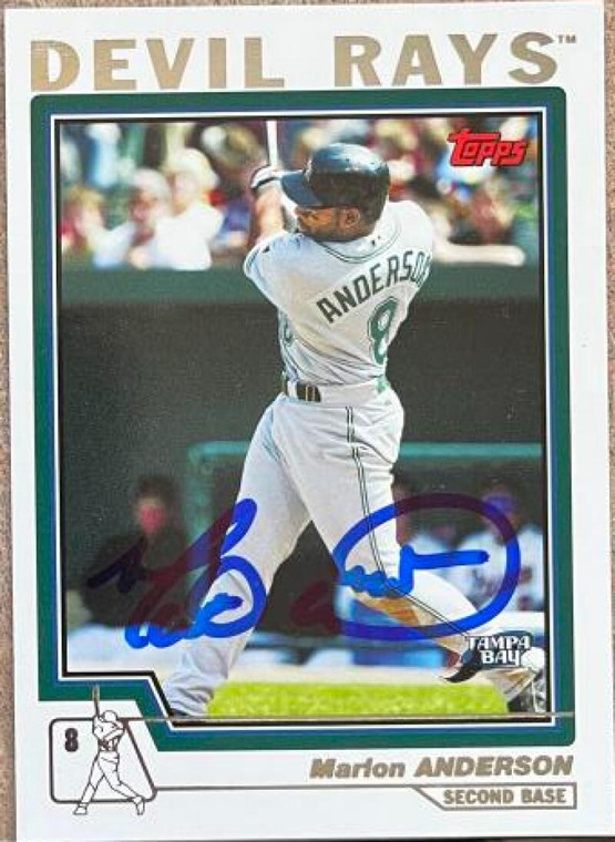 Marlon Anderson Autographed 2004 Topps #8