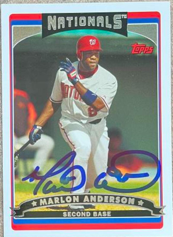 Marlon Anderson Autographed 2006 Topps #404