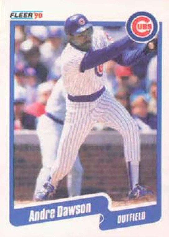 1990 Fleer #29 Andre Dawson VG Chicago Cubs 