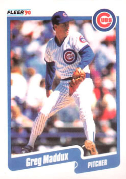 1990 Fleer #37 Greg Maddux VG Chicago Cubs 