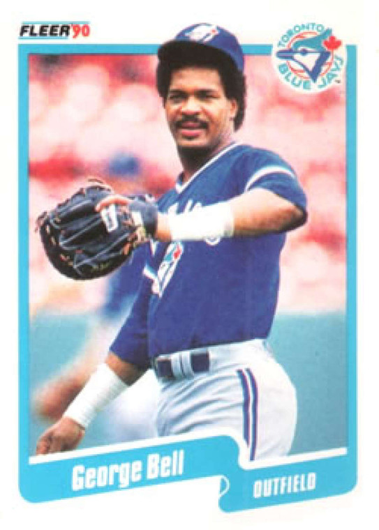 1990 Fleer #76 George Bell VG Toronto Blue Jays 