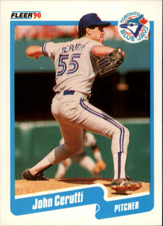 1990 Fleer #78 John Cerutti VG Toronto Blue Jays 